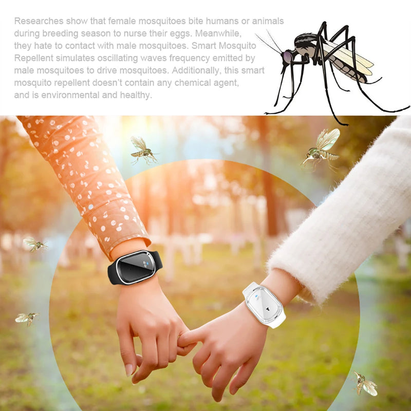 Relógio Ultrassônico Repelente de Mosquitos