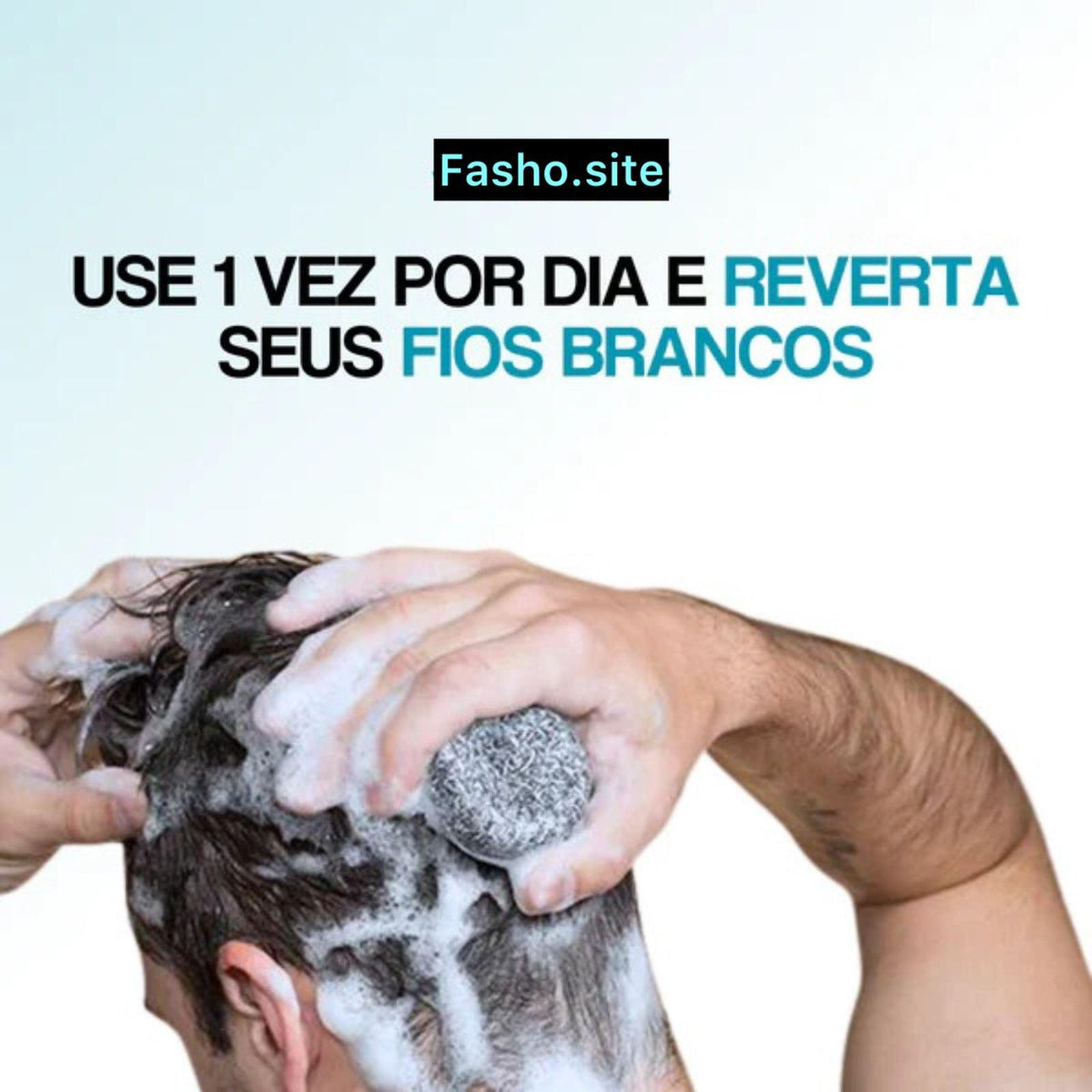 Sabonete Reversor PureHair  - Restaura Fios  Brancos  e Perda de Cabelo