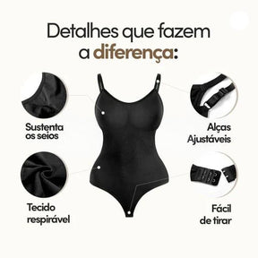 Body Modelador ShapeSlim -Promoção Black Friday