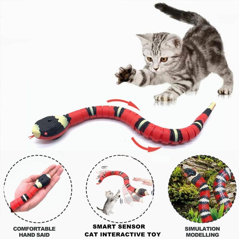 Brinquedo Interativo Inteligente para Gatos - Snake Cat - Fasho
