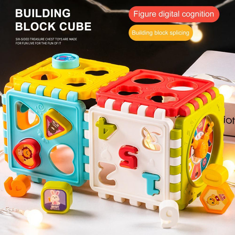 Cubo Montessori de atividade de bebê - Fasho