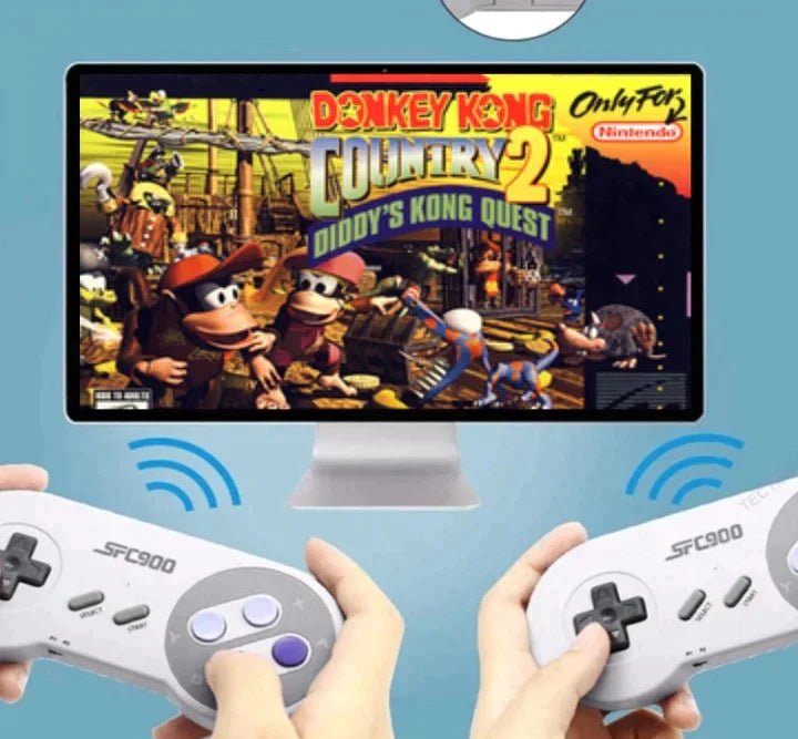 Nintendo Retrô Com 1500 Jogos Nostálgicos + Dois Controles - Fasho